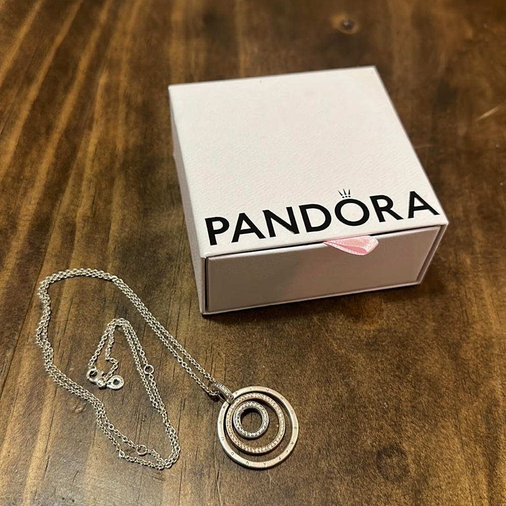 Pandora Two Toned Necklace